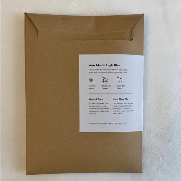 knix Micro Modal Essential High Rise - Black - Picture 2 of 2